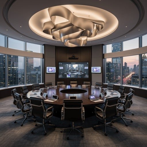 Executive boardroom conference room