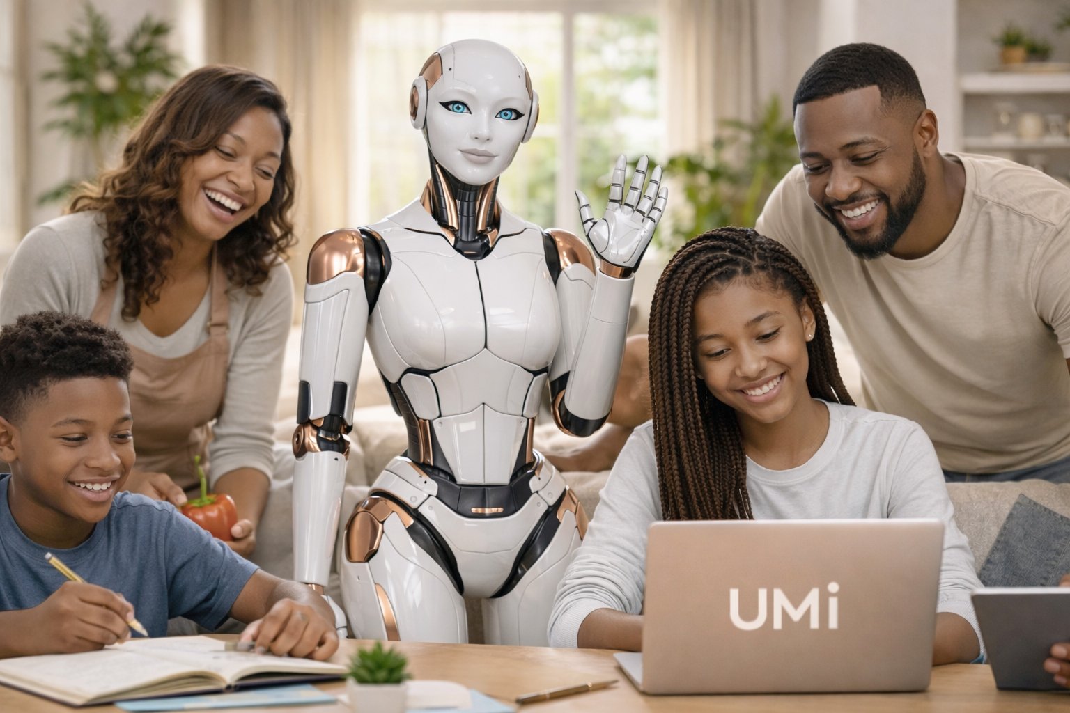 Family learning together with UMI