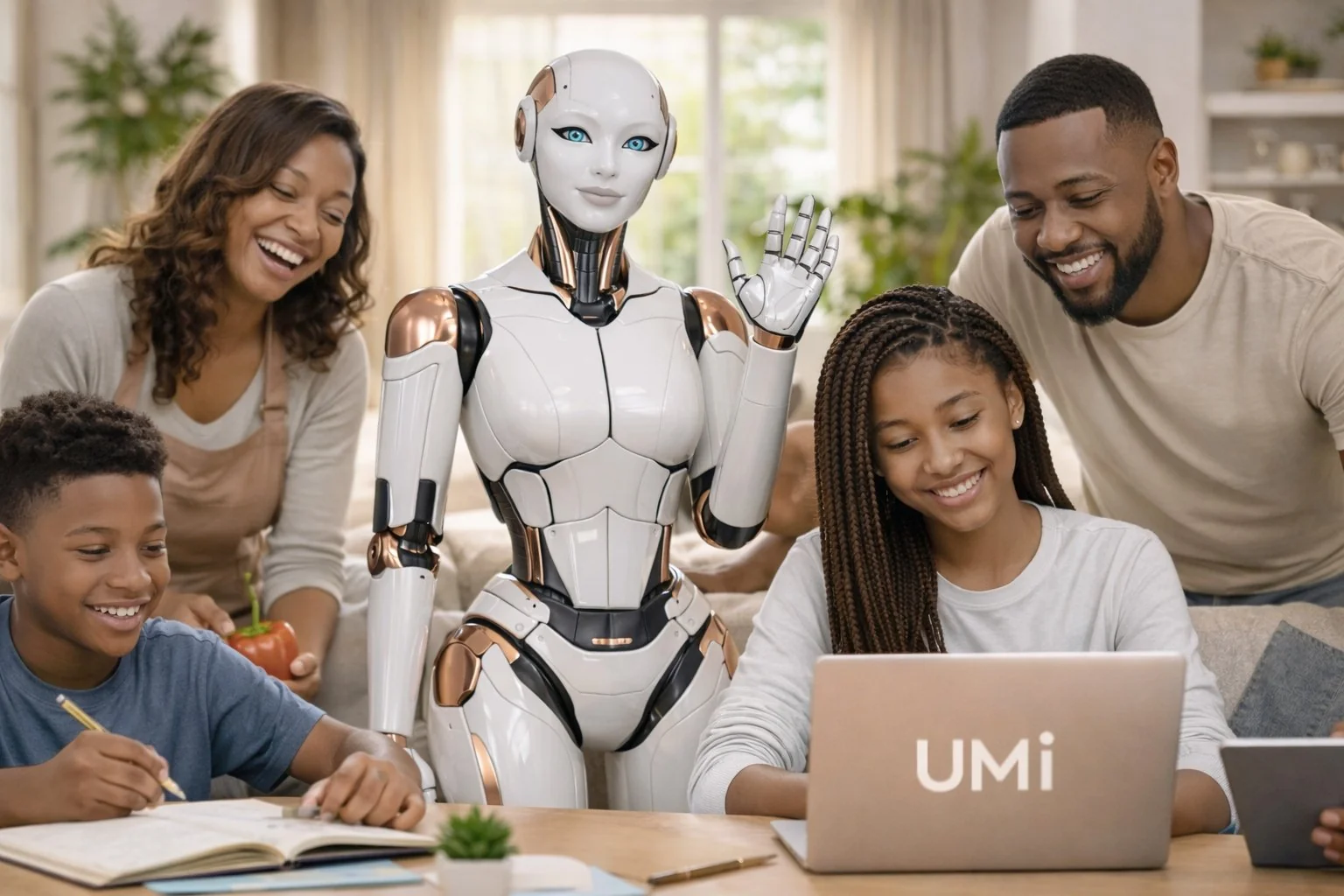 Family learning together with UMI